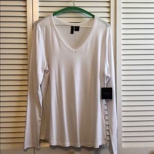 Long sleeve white shirt